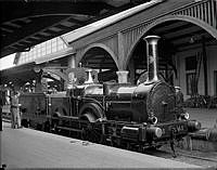 Gamla Ångloket Prins August på Stockholms Central 1938.