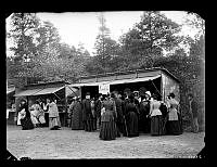 Höstmarknaden på Skansen år 1893.