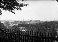 Utsikt över Stockholm från Skansen.