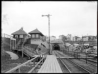 Hagalunds järnvägsstation, ställningsverket.