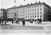 Hotell Rydberg vid Gustaf Adolfs torg.
