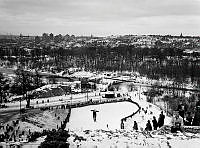 Hammarbybacken/Hammarby skidbacke, utsikt mot Södra Hammarbyham