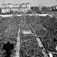 Johanneshovs isstadion. EM i boxning. Ingemar 