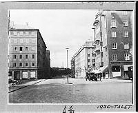 Birkagatan sedd västerut från Rörstrandsgatan.