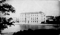 Nationalmuseum och Blasieholmen sett från Skeppsholmen.