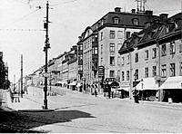 Hornsgatan sedd västerut från Ragvaldsgatan.