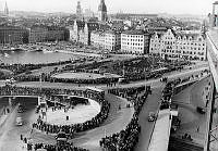 Slussinvigningen oktober 1935.