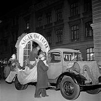 Stockholms Lucias Lucia kortege 1946.