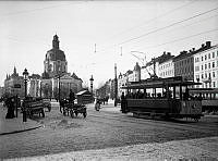 Odenplan. Vy mot Gustav Vasa kyrka.
