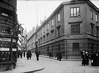 Hamngatan- Beridarebansgatan. Gymnastiska Centralinstitutet.