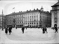 Gustav Adolfs torg. Hotell Rydberg.