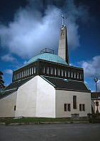 Sankta Birgitta kyrka från söder.