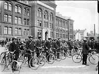 Mobilisering 1914. Landstormen på Södra Latins gård.