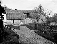 Ett stall vid Långholmsgatan 3 omkring sekelskiftet 1900.