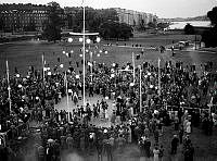 Rålambshov. Dans på dansbana i Rålambshovsparken.