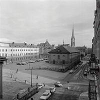 Kvarteret Krubban sett från Storgatan åt nordost.