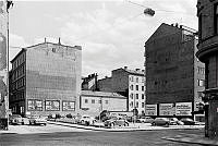 Obebyggd tomt vid Storgatan - Skeppargatan.