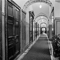 Korridor i f.d. Skandinaviska Bankens direktionsvåning, numera Försvarsdepartementet, Gustav Adolfs Torg 22-24, 2 tr.