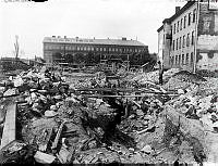 Stadshusbygget. Grundläggande schaktningsarbeten