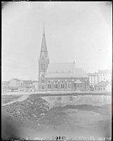 Katolsk-apostoliska kyrkan i hörnet av Odengatan och Birger Jarlsgatan.