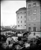 Riddarholmskajen, Södra Riddarholmshamnen vid Birger Jarls torn.