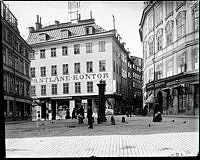 Järntorget mot Västerlånggatan.