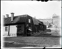 Hörnet av Stora Badstugatan- och Markvardsgatan.