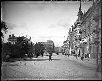 Vasagatan norrut från Tegelbacken.