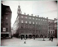 Stortorget mot söder. Svartmangatan t.v.