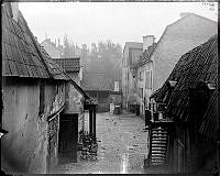 Landbyska verket, (bryggeri-) i kvarteret Träskbacken, gårdsinteriör.