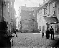 Baggensgatan söderut vid Baggensplan