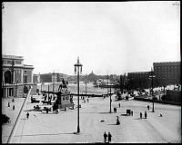 Utsikt över Gustav Adolfs Torg och Norrbro.