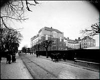 Matteus folkskola (Adolf Fredriks norra folkskola) vid Norrtullsgatan 18 söderifrån