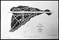 Ritningsförslag till byggnadsplan för del av Lexe vid Gävle 1906.