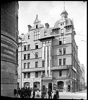 Stockholms Dagblad, Vasagatan 9. T.h. Bryggaregatan.