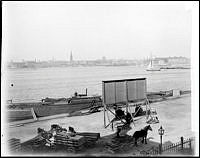 Söder Mälarstrand och Riddarfjärden nedanför Münchenbryggeriet.