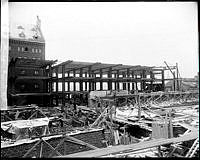 Münchenbryggeriets nya tappningslokal under byggnad. Söder Mälarstrand 25-79/Torkel Knutssonsgatan 2