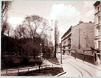 Stora Badstugatan norrut från Adolf Fredriks Kyrkogata.