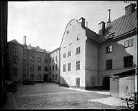 Gårdsinteriör Hötorget 14.