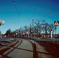 Strandvägen österut från Skeppargatan.