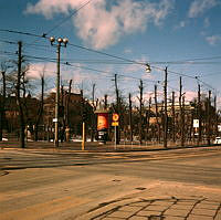 Kungsträdgården från hörnet av Arsenalsgatan och Kungsträdgårdsgatan.