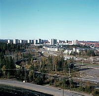 Utsikt från Högdalstoppen åt nordväst mot Högdalen.