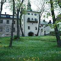 Tyresö Slott; nordöstra fasaden sedd från slottsparken.