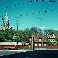 Sofia kyrka och Groens malmgård i Vita Bergen.