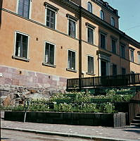 Gamla Navigationsskolan vid Fiskargatan 1 sedd från Mosebacke Torg.