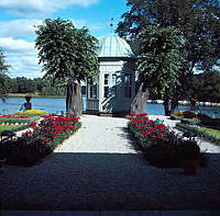 Drottning Kristinas Paviljong vid Stallmästaregården.