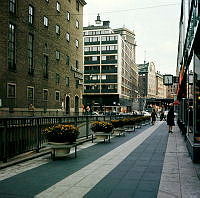 Från Hötorget mot Sveavägen och Oxtorgsgatan.