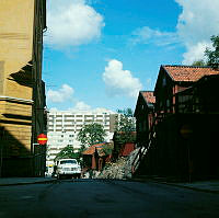 Sågargatan norrut från Åsögatan.