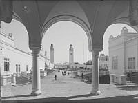 Konstindustriutställningen 1909. Stora gården.