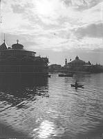 Stockholmsutställningen 1897, från Djurgårdsbrunnsviken.